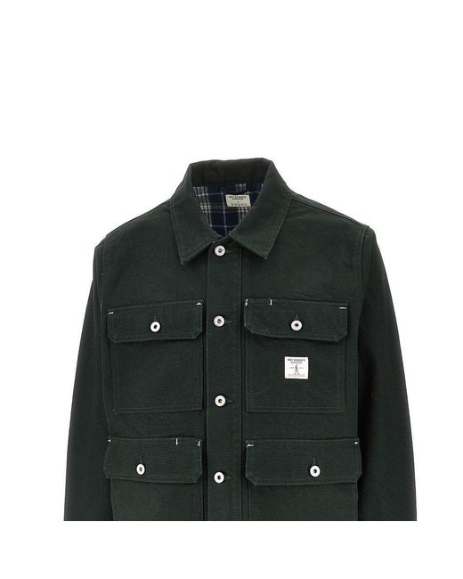 Roy Rogers Black Canvas Hunting Jacket for men