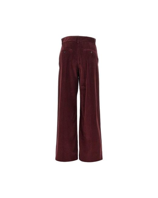 Weekend by Maxmara Red Corduroy Pants