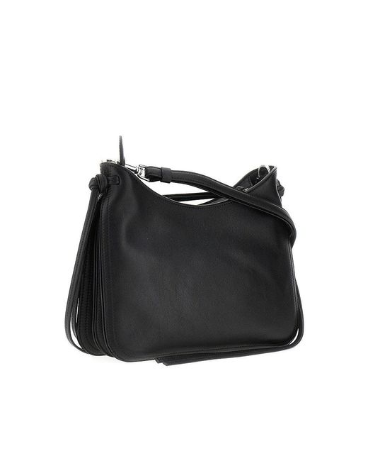 Phoebe Philo Black Leather Small 'Gig' Shoulder Bag