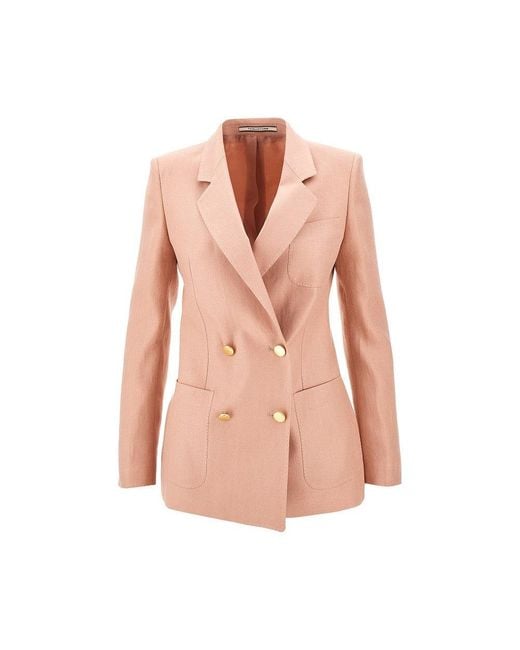 Blazer Doppiopetto 'Nayade' Donna di Tagliatore in Pink