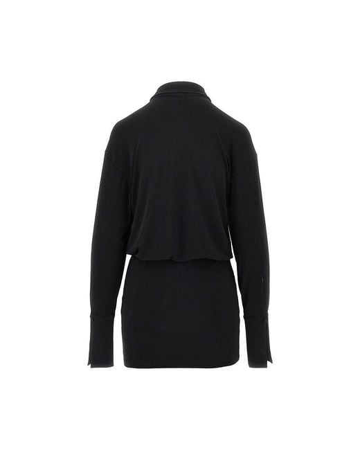ANDAMANE Black 'Lilia' Mini Dress
