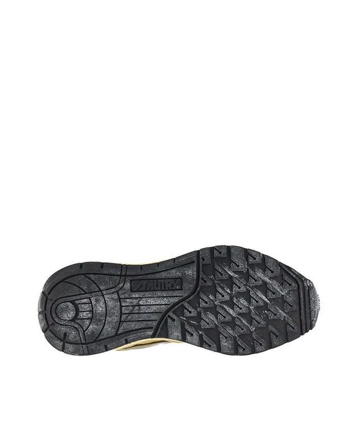 Autry Natural Suede And Nylon Reelwind Low Sneakers for men