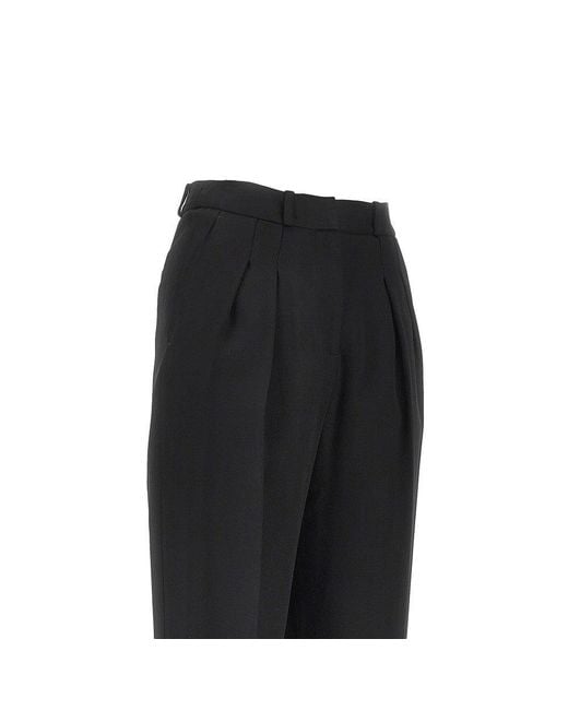 Loulou de Saison Black 'Alio' Pants With Darts
