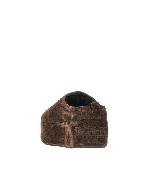 Sabot Con Platform 'Alaska Soft' di Balenciaga in Brown