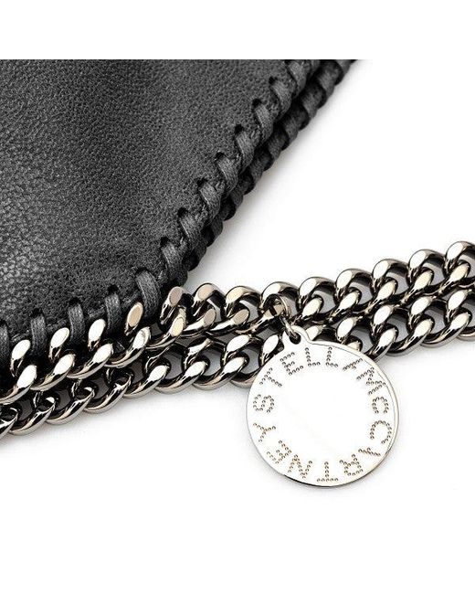 Stella McCartney Black Falabella 3 Chain Bag