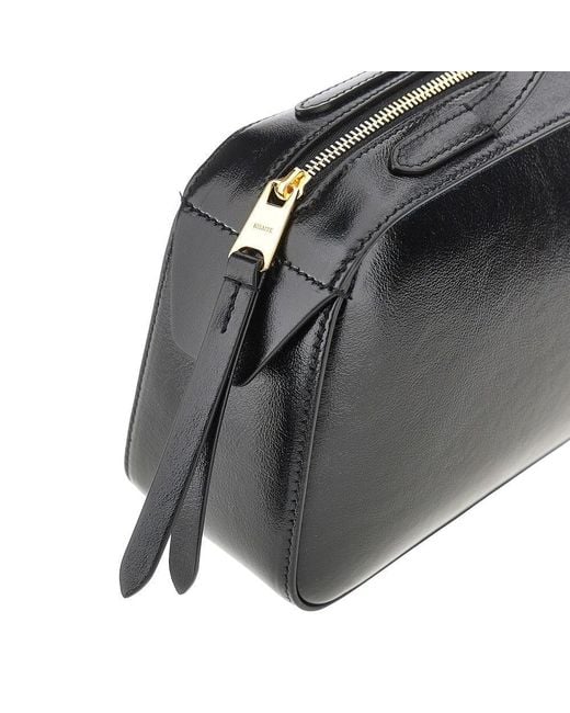 Khaite Black Patent Leather 'Simona' Bag