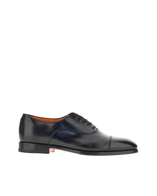 Stringate 'Archie' di Santoni in Blue da Uomo