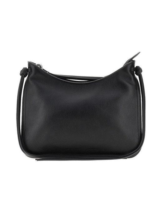 Phoebe Philo Black Leather Small 'Gig' Shoulder Bag