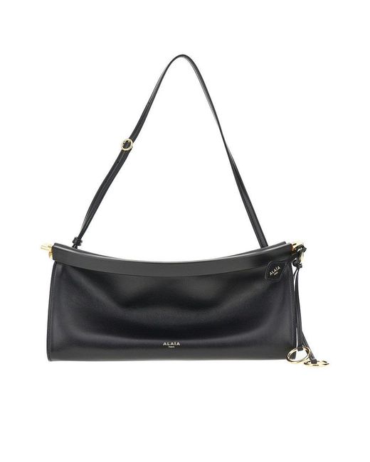 Alaïa Black Medium 'Le Click East West' Leather Bag