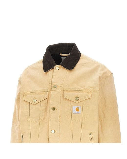 Carhartt Natural Canvas Trucker Jacket for men