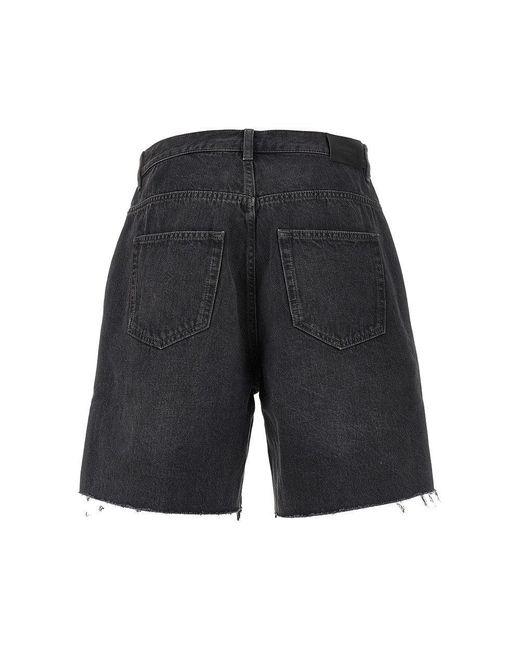 Bermuda Oversize di Saint Laurent in Black