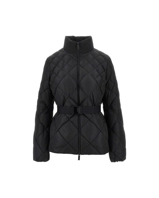 Moncler Black 'Balsamine' Quilted Down Jacket