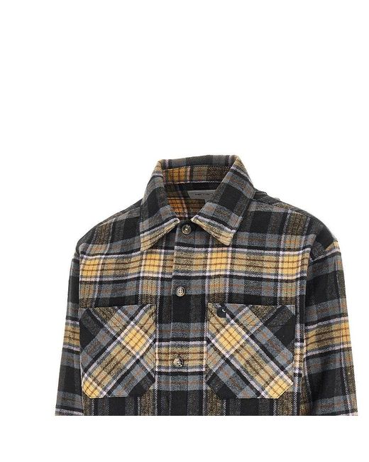 Carhartt Green 'Parson' Flannel Shirt for men