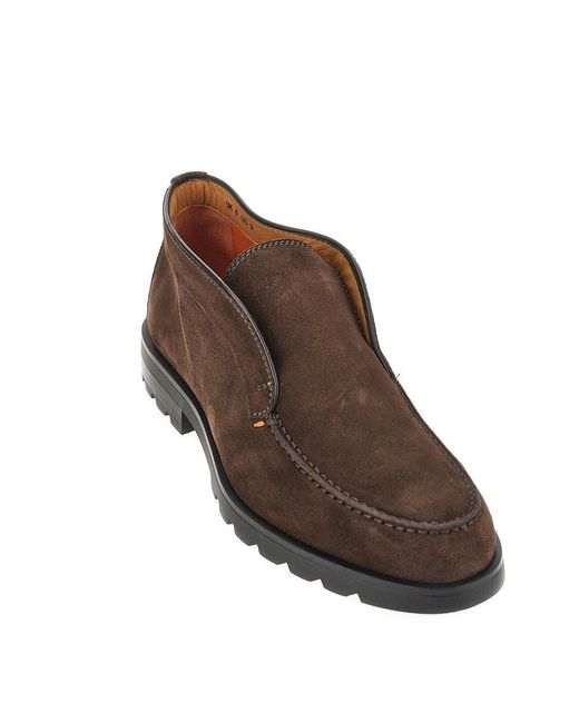 Polacchini di Santoni in Brown da Uomo