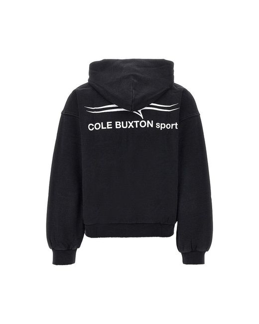 Cole Buxton Black Sport' Full-Zip Hoodie for men