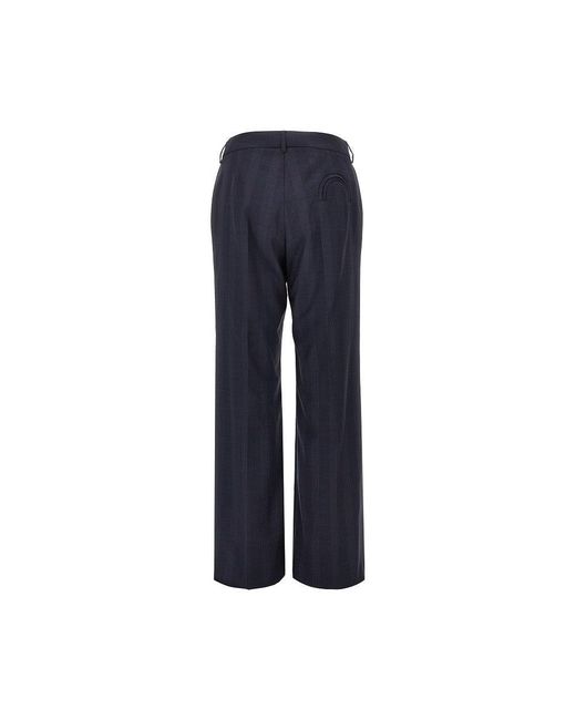 BLAZE Blue 'Fox' Pants With Darts