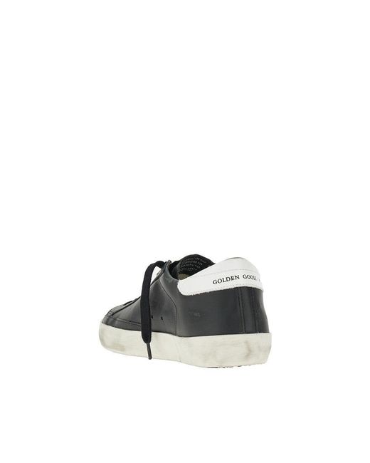 Golden Goose Deluxe Brand Brown 'Super-Star' Leather Sneakers for men
