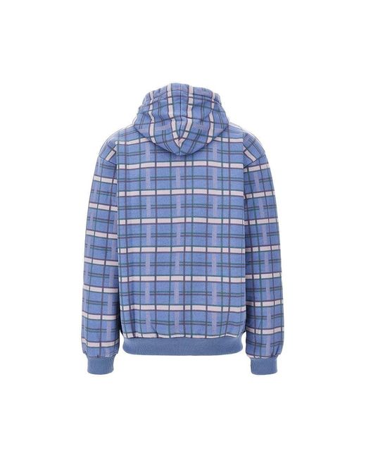 Butter Goods Blue Edge Patch Full-Zip Hoodie for men