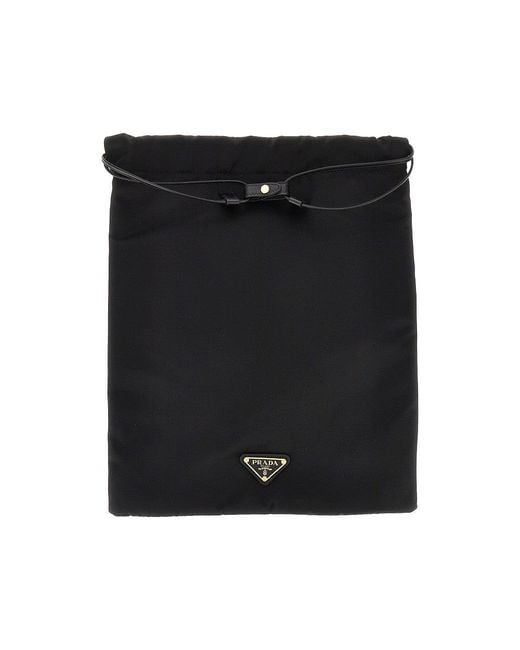 Prada Black Wish' Re-Nylon Pouch