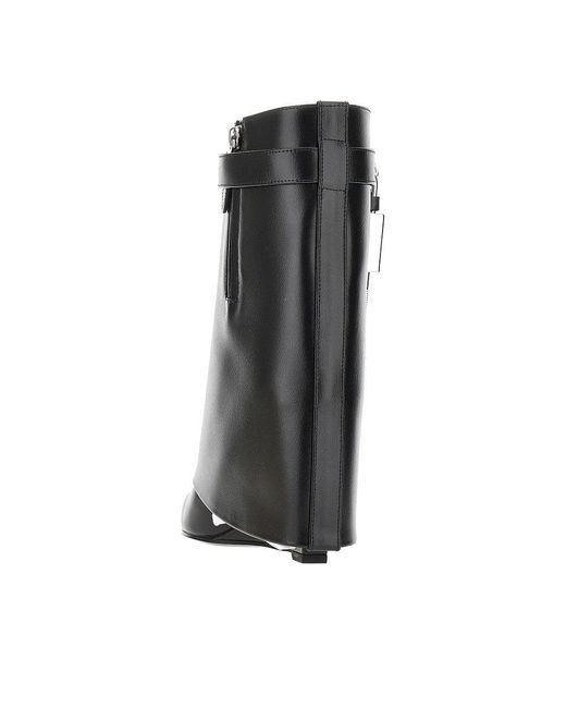 Stivaletti 'Shark Lock' di Givenchy in Black