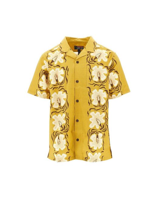 Patagonia Yellow 'Tidal Threads' Printed Cotton Shirt for men
