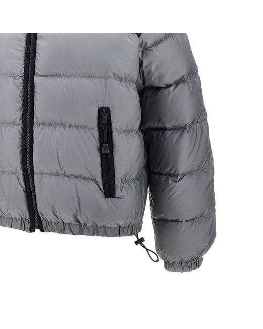Miu Miu Gray Light Pongé Down Jacket