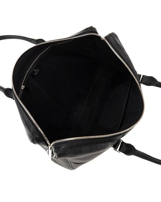 Gucci Black Gg Supreme Work Bag for men