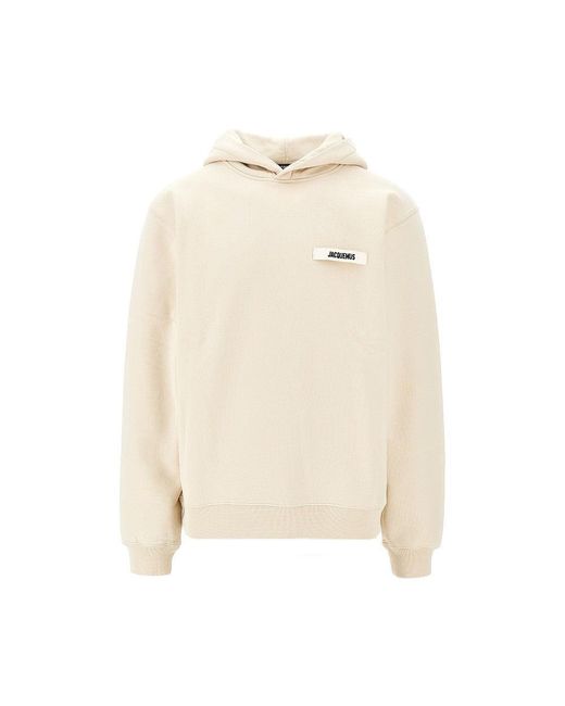 Jacquemus Natural 'Gros Grain' Hoodie for men