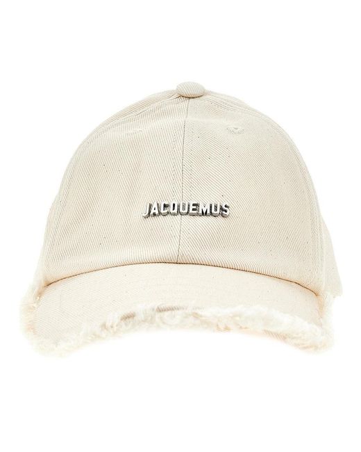 Jacquemus Natural 'La Casquette Artichaut' Baseball Cap