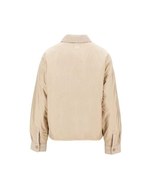 Weekend by Maxmara Natural Nylon Jacket With Satin Effect