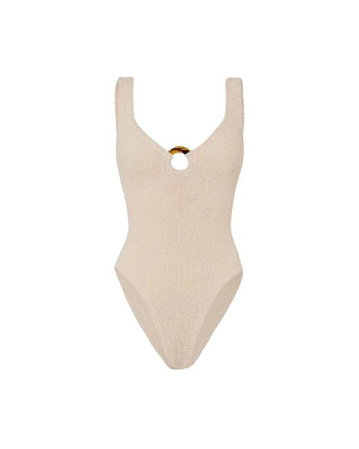 Hunza G Natural 'Celine' Swimsuit