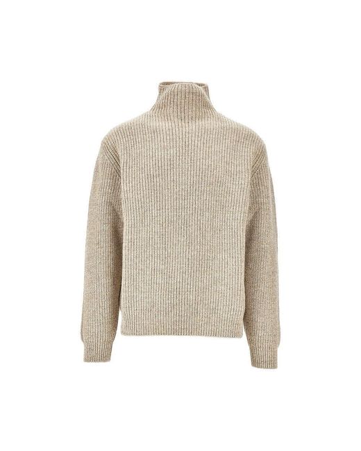 Lemaire Natural Alpaca And Yak Turtleneck Sweater for men