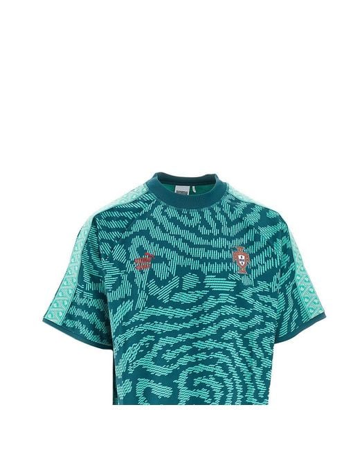 PUMA Blue Portogallo X Salehe Bembury King T-Shirt for men