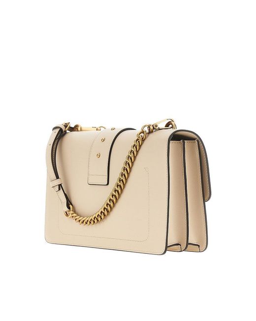 Pinko Natural 'Love One Classic' Leather Bag