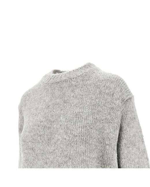 Pullover Girocollo di Jil Sander in Gray