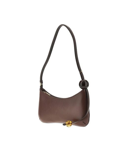 Borsa A Spalla 'Le Bisou Perle' Donna di Jacquemus in Brown