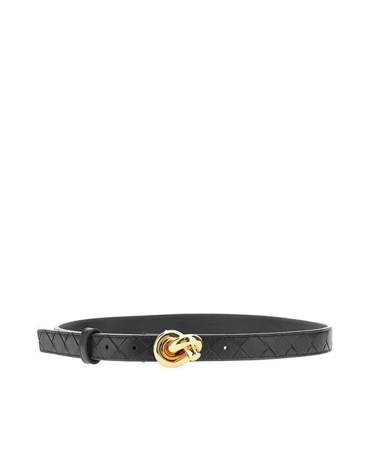Bottega Veneta Black 'Knot' Leather Belt