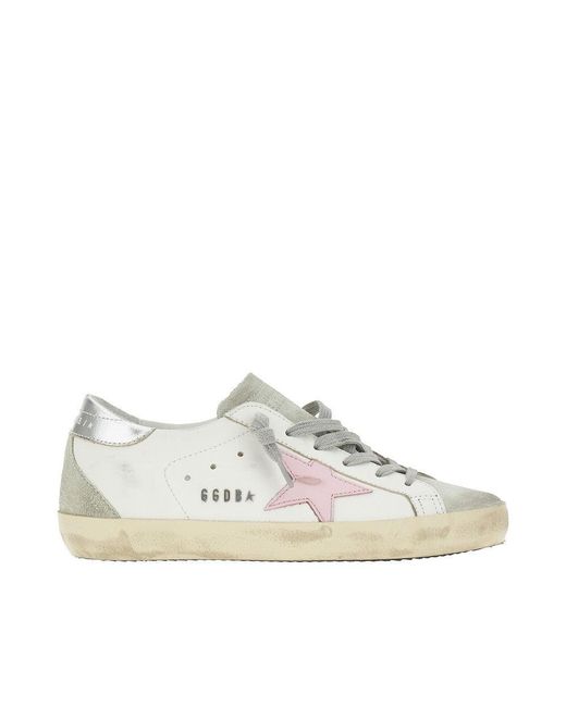 Golden Goose Deluxe Brand Multicolor 'Super-Star' Leather Sneakers