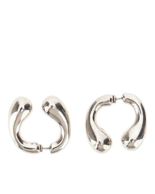 Panconesi Metallic 'P Helix' Earrings