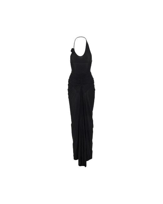 Maygel Coronel Black 'Vestalia' Long Dress