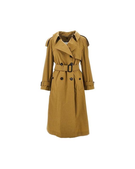 Burberry Metallic 'Fitzrovia' Trench Coat With Removable Liner