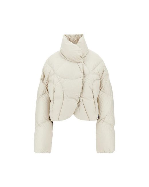 Bacon White W Echo Loop Fcs Cropped Down Jacket