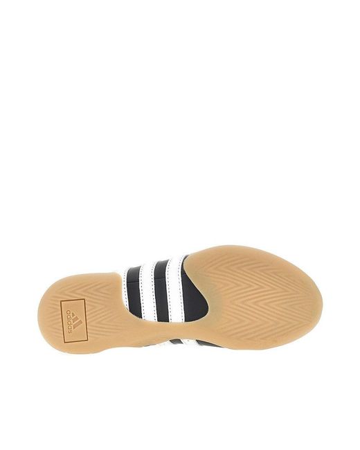 Adidas Originals Blue 'Taekwondo Mei' Leather Ballerinas Sneakers