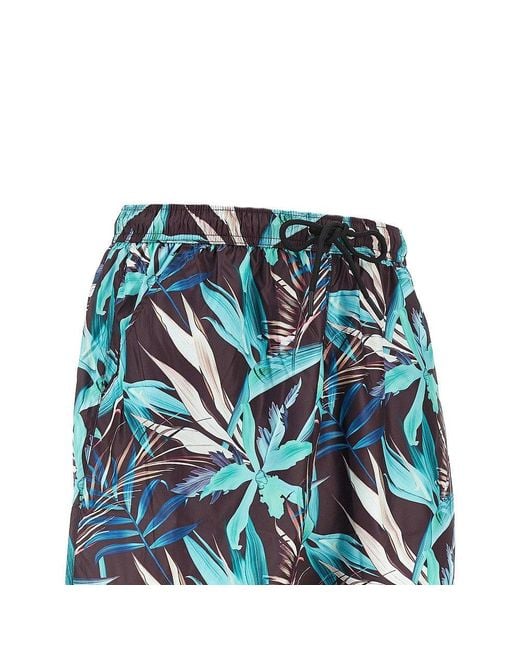Mauna Kea Blue Printed Swimshorts for men