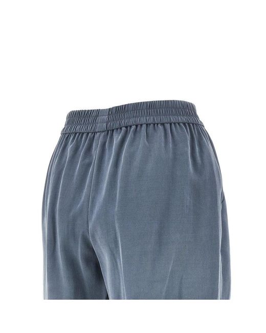 Emporio Armani Blue Washed Twill Shorts