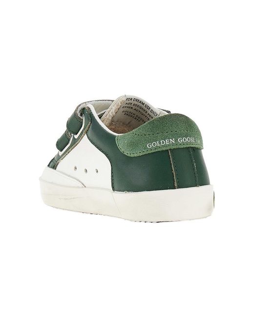 Golden Goose Deluxe Brand Green Old School Sneakers Kids