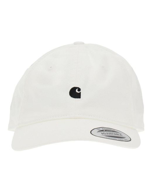 Cappello Baseball Con Logo Ricamato Uomo di Carhartt in White da Uomo