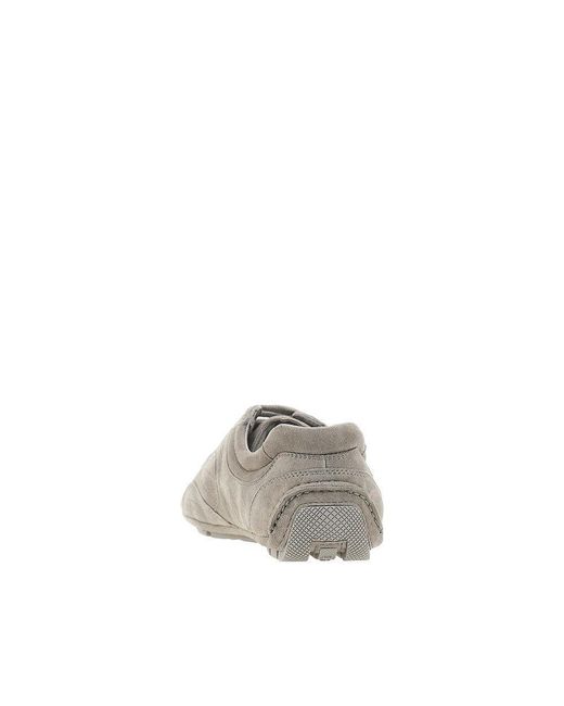 Prada Gray Suede Montecarlo Re-Edition 2005 Sneakers for men