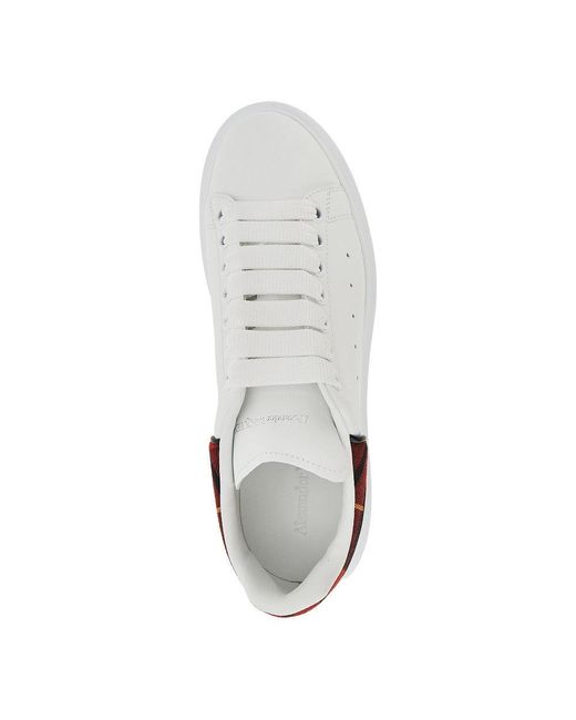 McQueen White Leather Oversize Sneakers for men