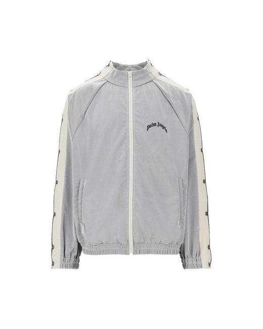 Palm Angels Gray 'Boxe' Track Jacket for men